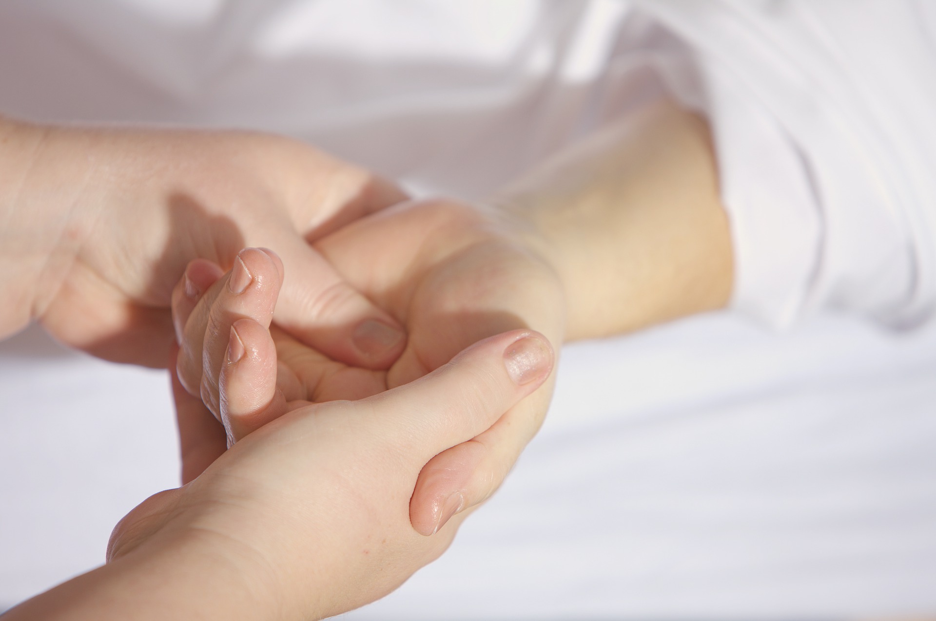 Hands-on physical therapy treatment